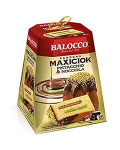 BALOCCO PANDORO Maxiciok Pistachio & Nocciola 800Gr