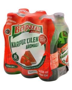 Beypazarı Karpuz Çilek Aromalı Soda (6x200 ml)