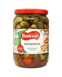 Bodrum Acı Kornişon Turşusu - 680gr