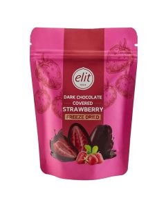 Elit Dark Chocolate Strawberry Freeze Dried - 80gr
