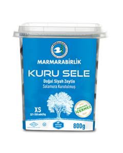 Marmarabirlik Kuru Sele Dried Black Olives XS (Blue Pet) - 800gr 