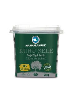 Marmarabirlik Kuru Sele Dried Black Olives 3XS (Green Pet) - 400gr