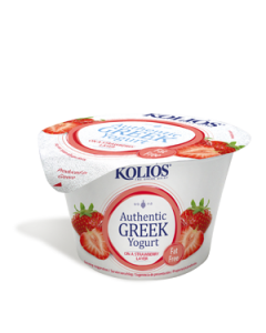 Kolios Strawberry Fat Free Yogurt 150gr