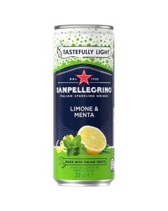 San Pellegrino Limonlu ve Naneli Gazlı İçecek - 330ml