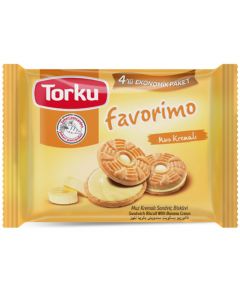 Torku Banana Cream Biscuits (4x61gr)