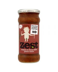 Zest Tomato & Fiery Chilli Pasta Sauce 340g