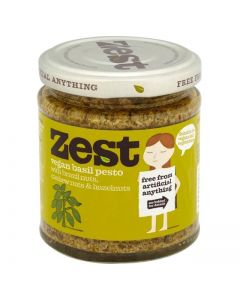Zest Basil Pesto Suitable For Vegans 165gr