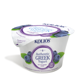 Kolios Blueberry Fat Free Yogurt 150gr