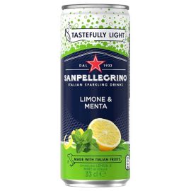San Pellegrino Limonlu ve Naneli Gazlı İçecek - 330ml
