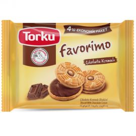 Torku Favorimo Çikolata Kremalı Bisküvi (4x61gr)
