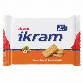 Ülker İkram Fındık Kremalı Bisküvi  - 3'lü Paket 