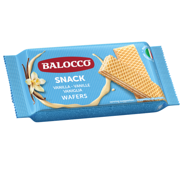 Balocco Vanilla Mini Wafer Snack – 45 g