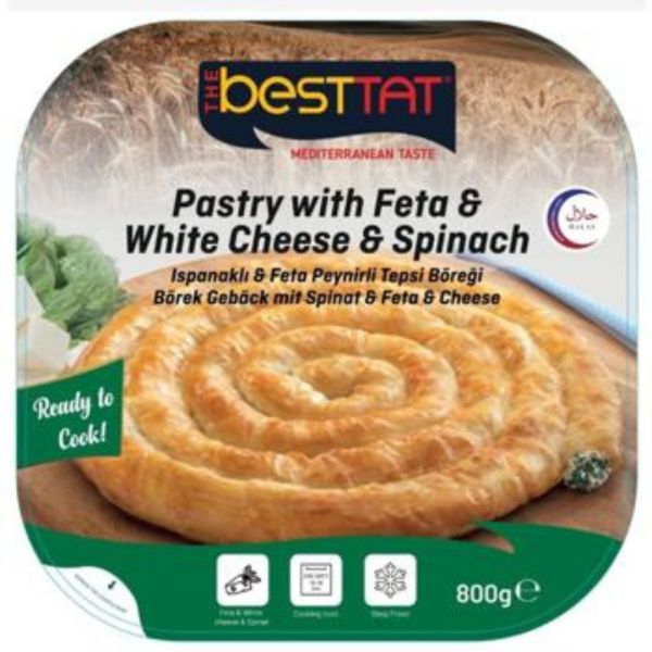 Besttat Spinach & Cheese Tray Börek – 800 g