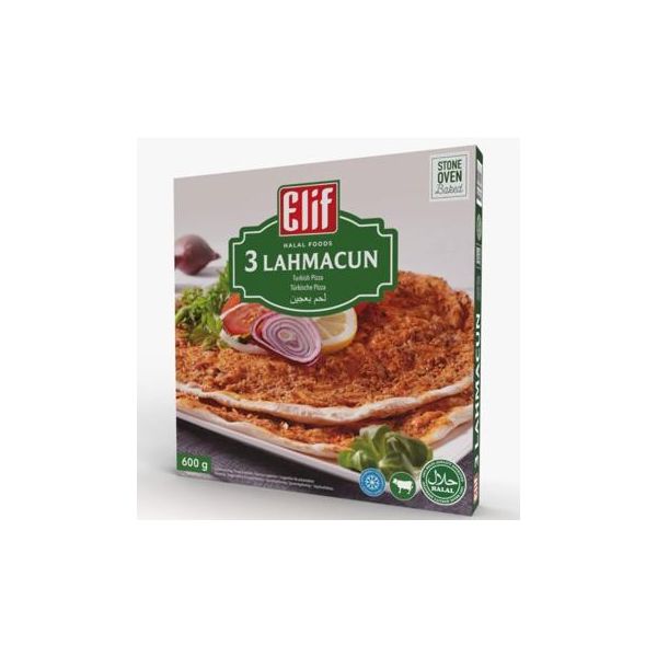 Elif Lahmacun – 600 g (3 Pieces)