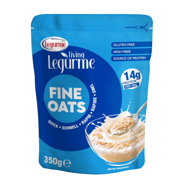 Legurme Finely Ground Oat Flakes - Gluten Free, High Fibre, Source of Protein - 350g
