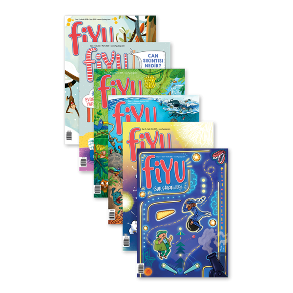 Fiyu - Okul Çağindaki Çocuklar için Türkçe Dergi (6'lı set)