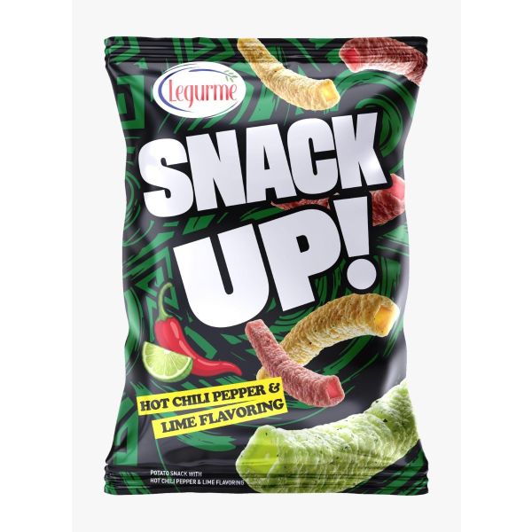 Legurme Snack Up Hot Chili Pepper & Lime Potato Straws | 100g