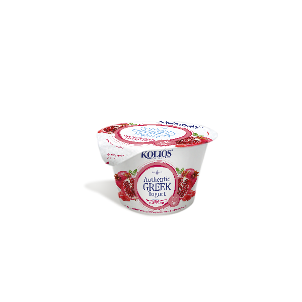 Kolios Fat-Free Pomegranate & Raspberry Yogurt – 150 g