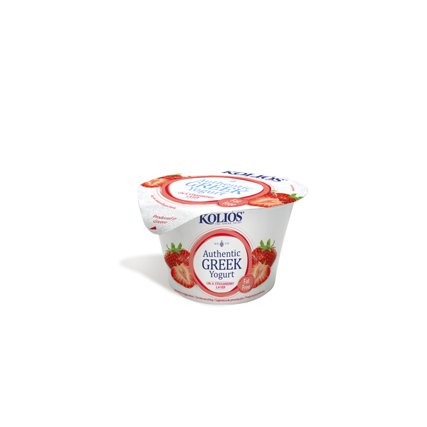 Kolios Fat-Free Strawberry Yogurt – 150 g
