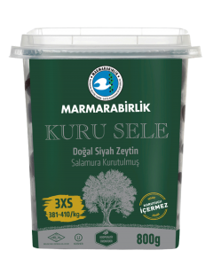 Marmarabirlik Kuru Sele Zeytin 3XS (Green Pet) - 800 gr 