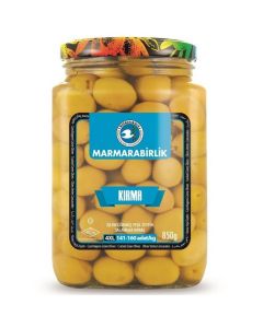 Marmarabirlik Kırma Cracked Green Olives (Jar) - 800gr