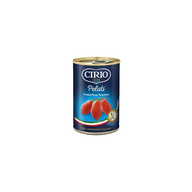 Cirio Whole Peeled Plum Tomatoes (Pelati) – 400 g