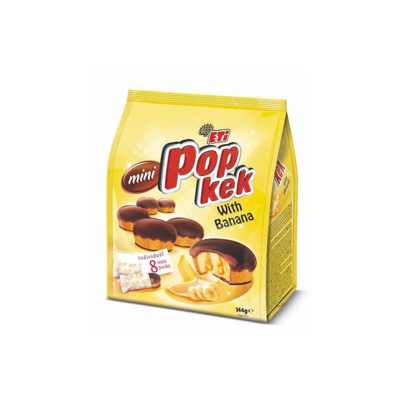 Eti Mini Popkek Banana Cake – 144 g