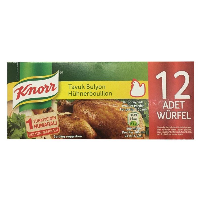 Knorr Chicken Stock Cubes – 12 Pieces