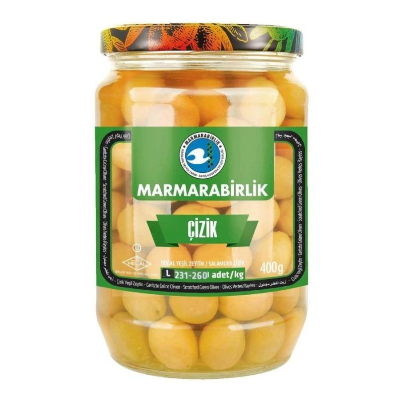 Marmarabirlik Cracked Green Olives – 400 g