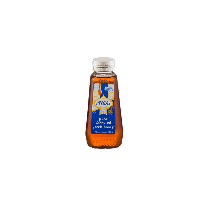 Attiki Greek Honey (Flip-Top Lid) – 470 g