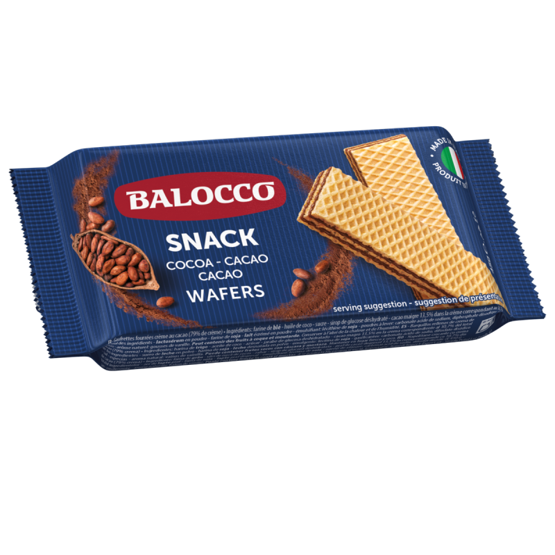 Balocco Hazelnut Wafer Cubes – 250 g