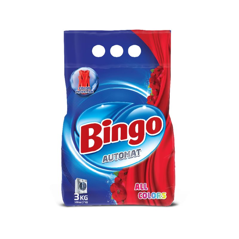 Bingo Matik Laundry Detergent All Colours – 3 kg