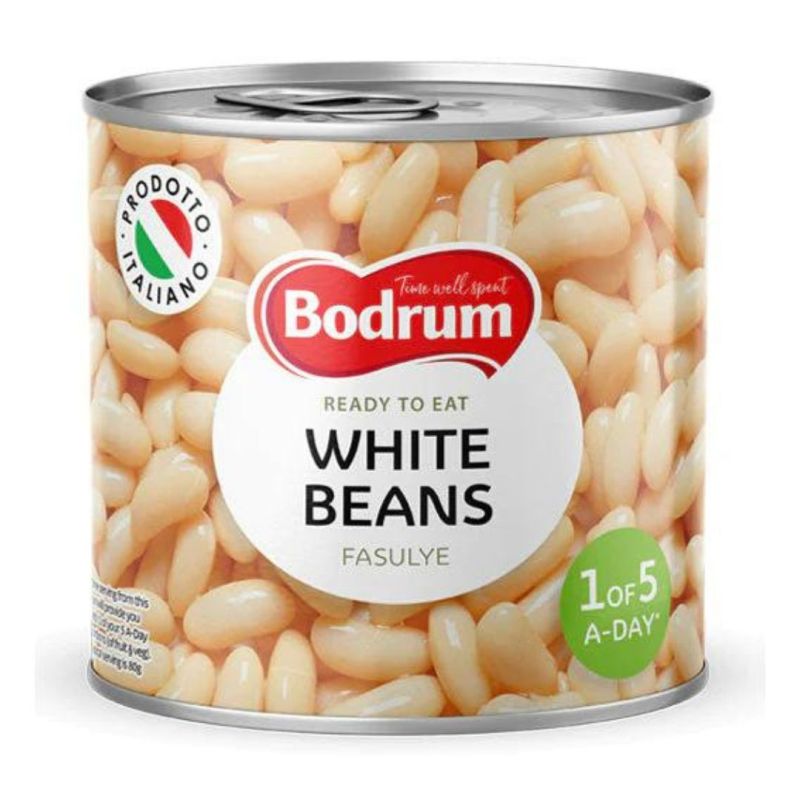 Bodrum Boiled White Beans – 800 g