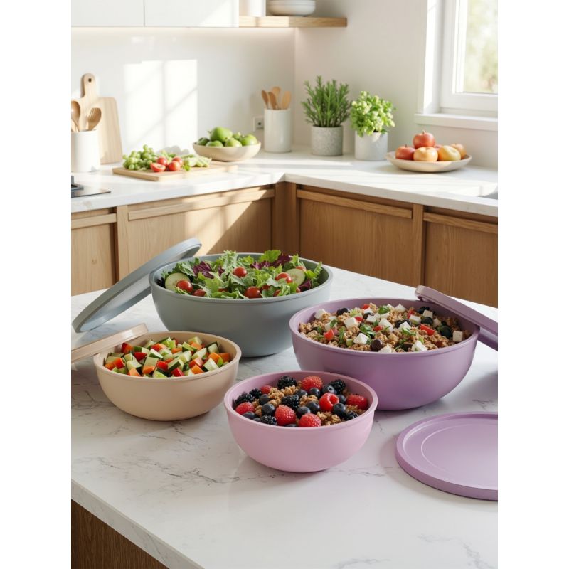 nestive home Plastic Bowl Set - 4 in 1