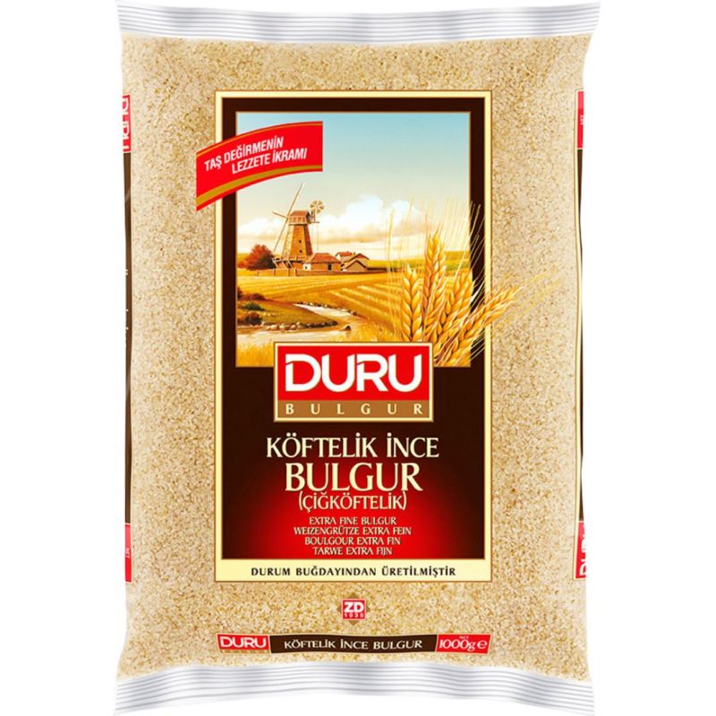 Duru Extra Fine Bulgur for Çiğ Köfte – 1 kg