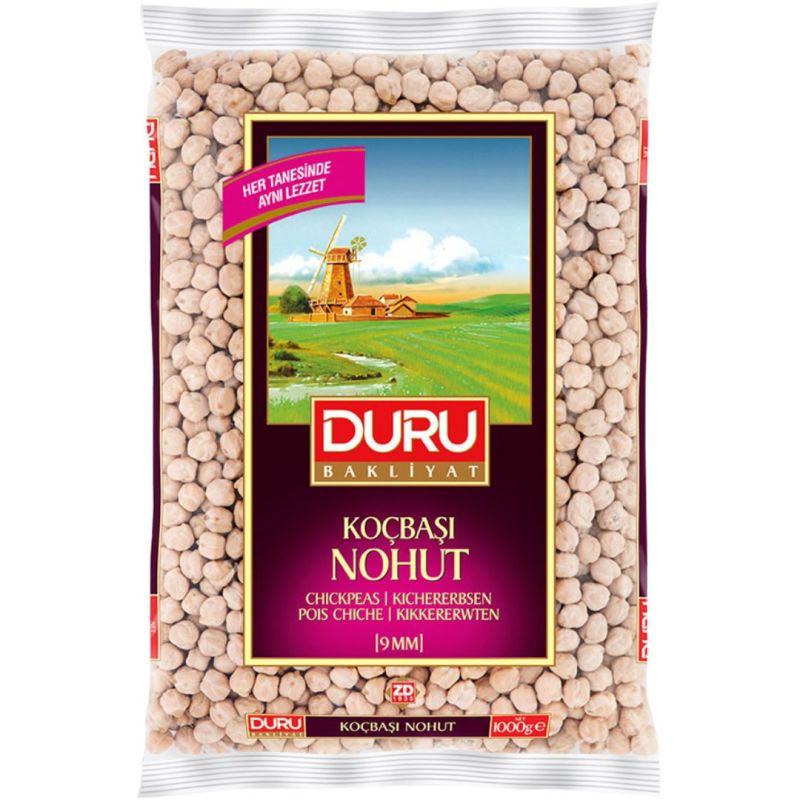 Duru Koçbaşı Chickpeas (9 mm) – 1 kg