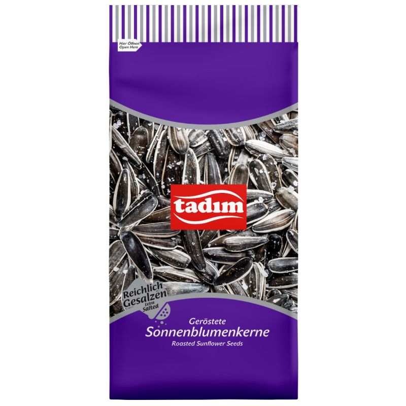 Tadım Extra Salted Roasted Black Sunflower Seeds – 270 g