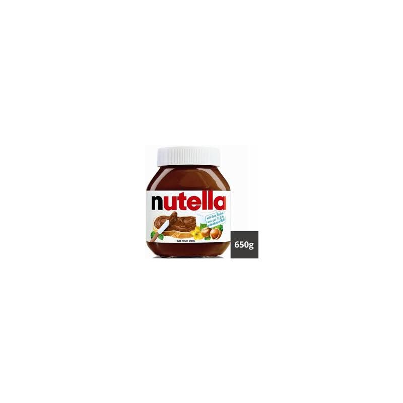 Nutella Hazelnut Spread (Large Glass Jar) – 600 g