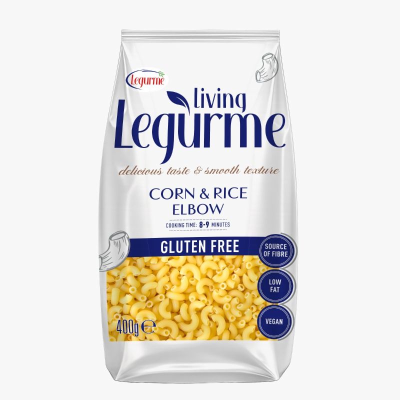Legurme Corn & Rice Gluten Free Vegan Elbow Pasta 400 gr