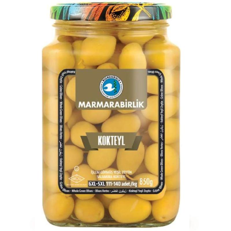 Marmarabirlik Cocktail Green Olives – 850 g