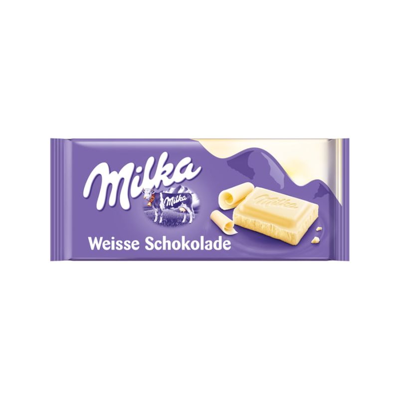 Milka White Chocolate – 100 g