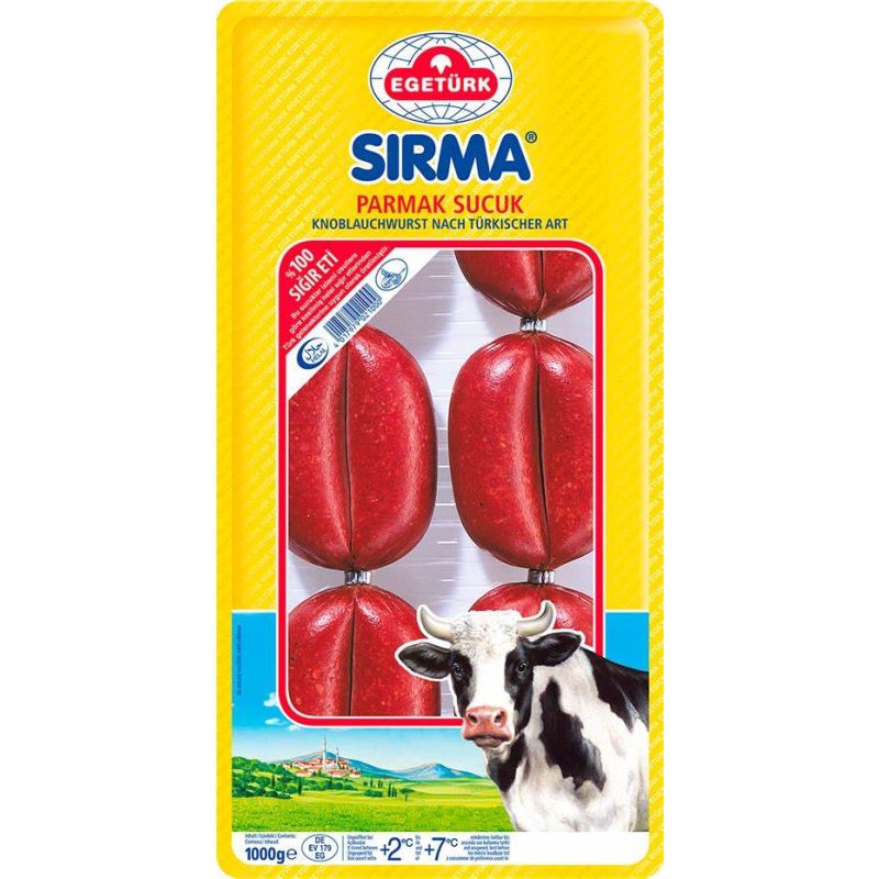 Egetürk Sırma Parmak Sausage (Beef) – 1 kg