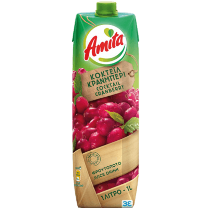 Amita Cranberry Juice – 1 L