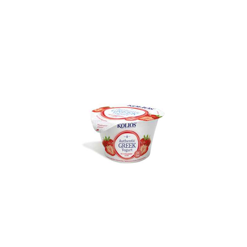 Kolios Fat-Free Strawberry Yogurt – 150 g