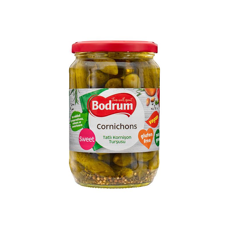 Bodrum Sweet Cornichons Pickles – 680 g