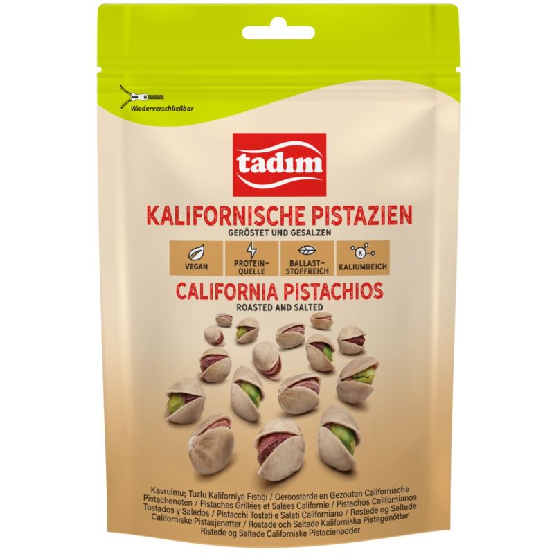 Tadım Roasted and Salted California Pistachios - 150gr