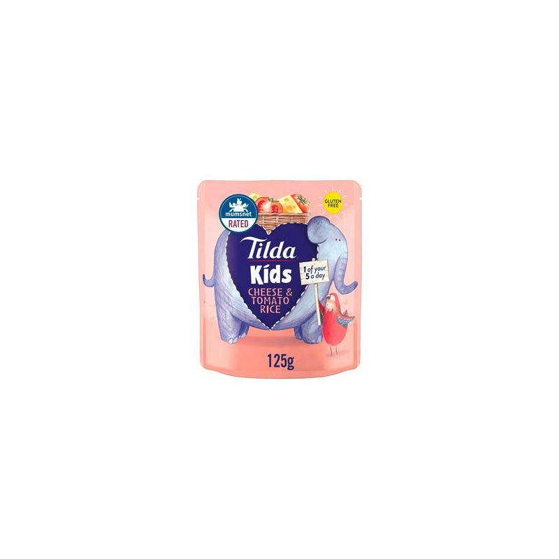 Tilda Kids Cheese & Tomato Rice 125g 12 Month+