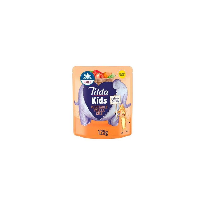 Tilda Kids Vegetable Paella Rice 125g