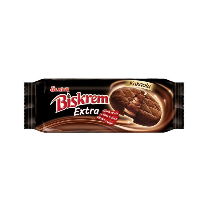 Ülker Biskrem Extra Cocoa Cream Biscuits