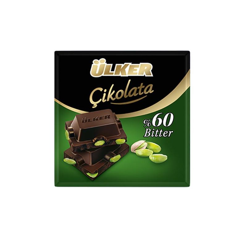 Ülker Golden Dark Chocolate with Pistachio